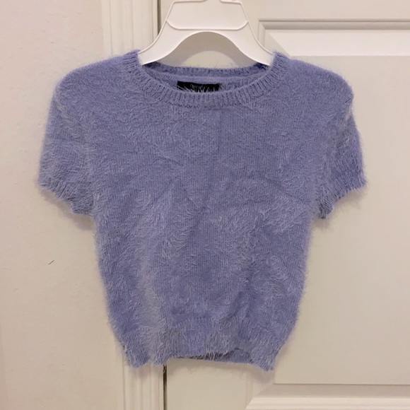 Forever 21 Tops - Fuzzy Forever 21 Purple Shirt